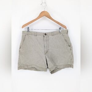 Vintage Patagonia Stand Up Shorts Mens 36 Khaki Canvas Hiking Organic Cotton
